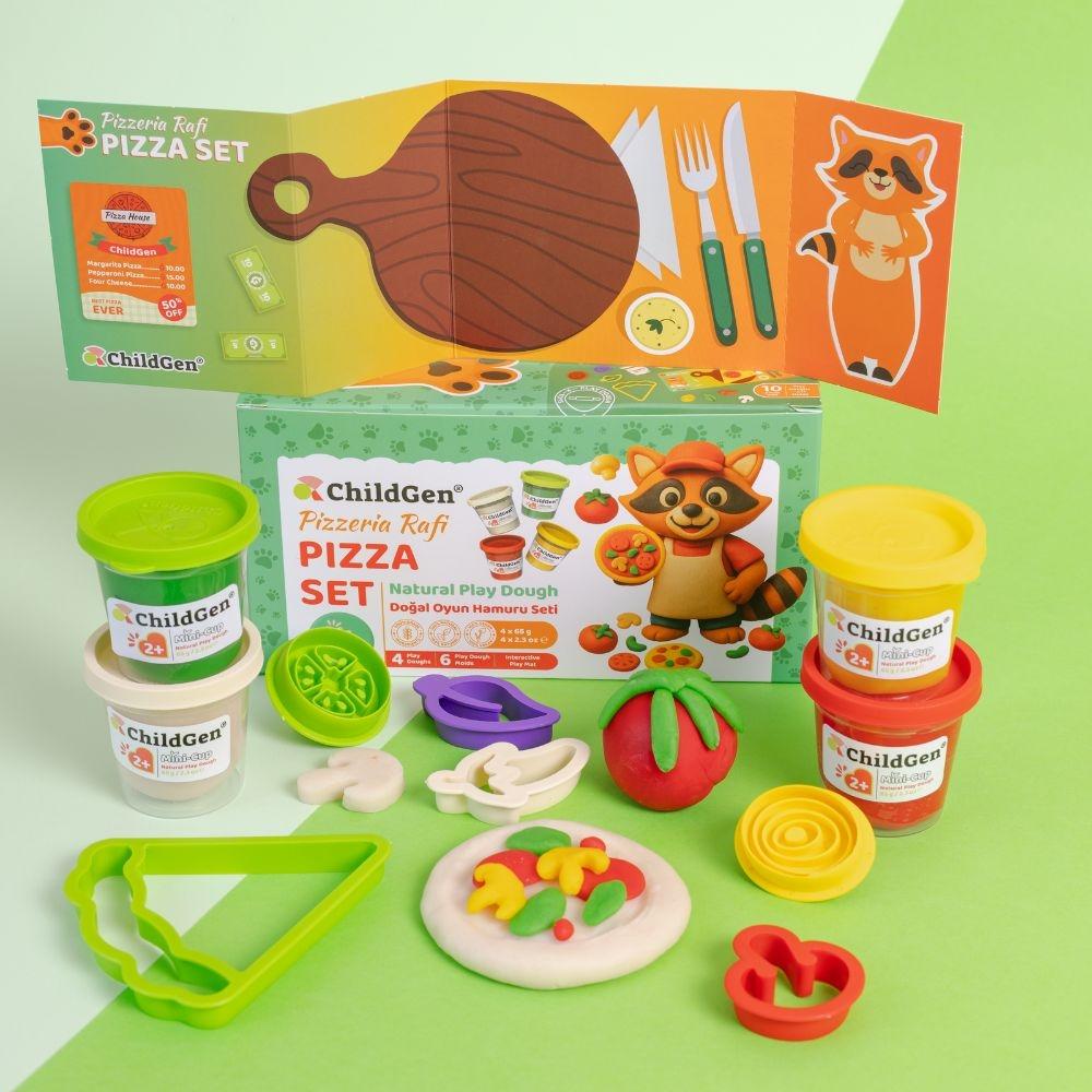 PLASTILINA NATURAL - PIZZA SET
