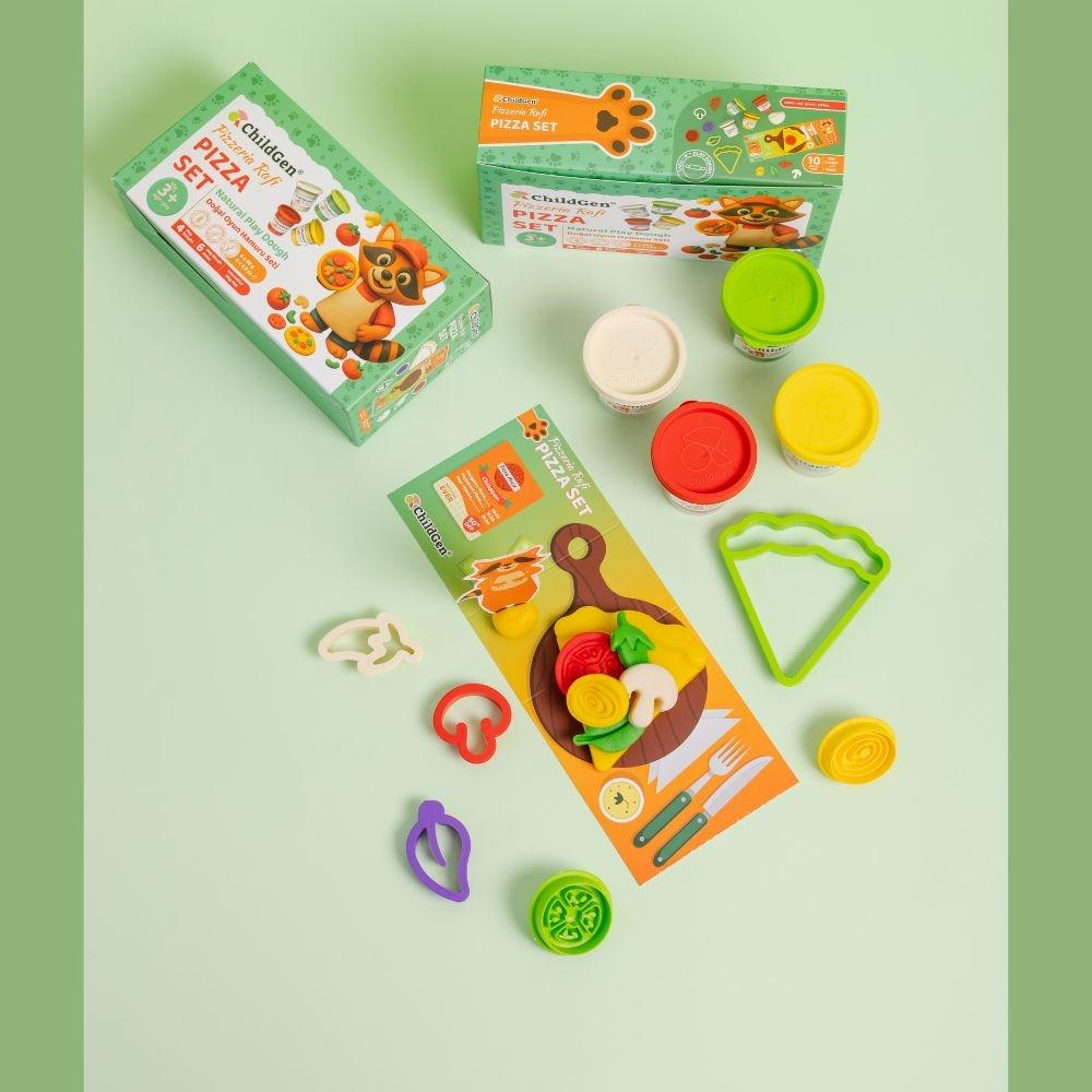 PLASTILINA NATURAL - PIZZA SET