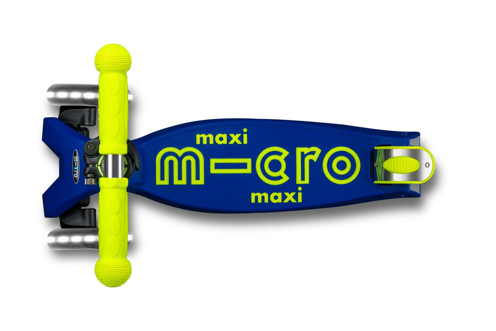 PATINETE MAXI DELUXE NEON AZUL-AMARILLO