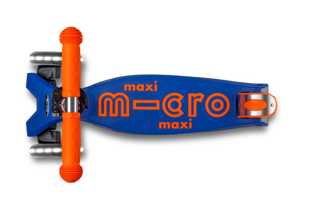 PATINETE MAXI DELUXE NEON AZUL-NARANJA