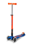 PATINETE MAXI DELUXE NEON AZUL-NARANJA