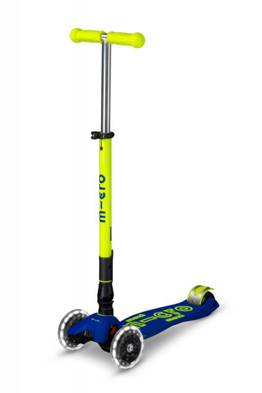 PATINETE MAXI DELUXE NEON AZUL-AMARILLO