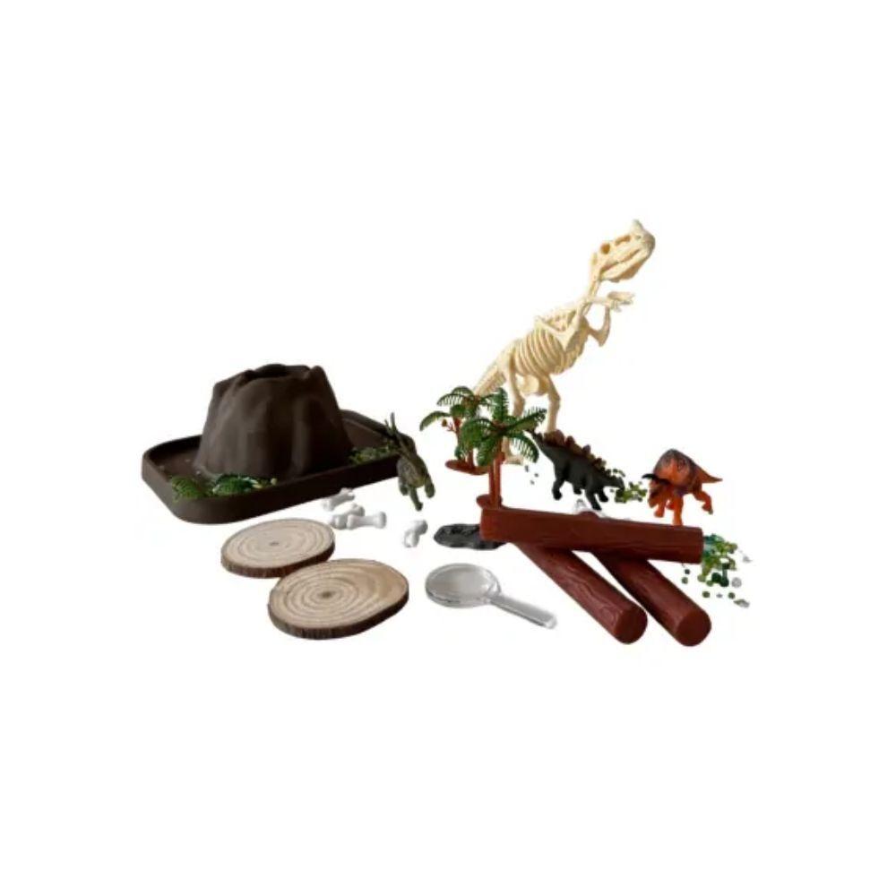BANDEJA + KIT SENSORIAL DINOSAURIOS